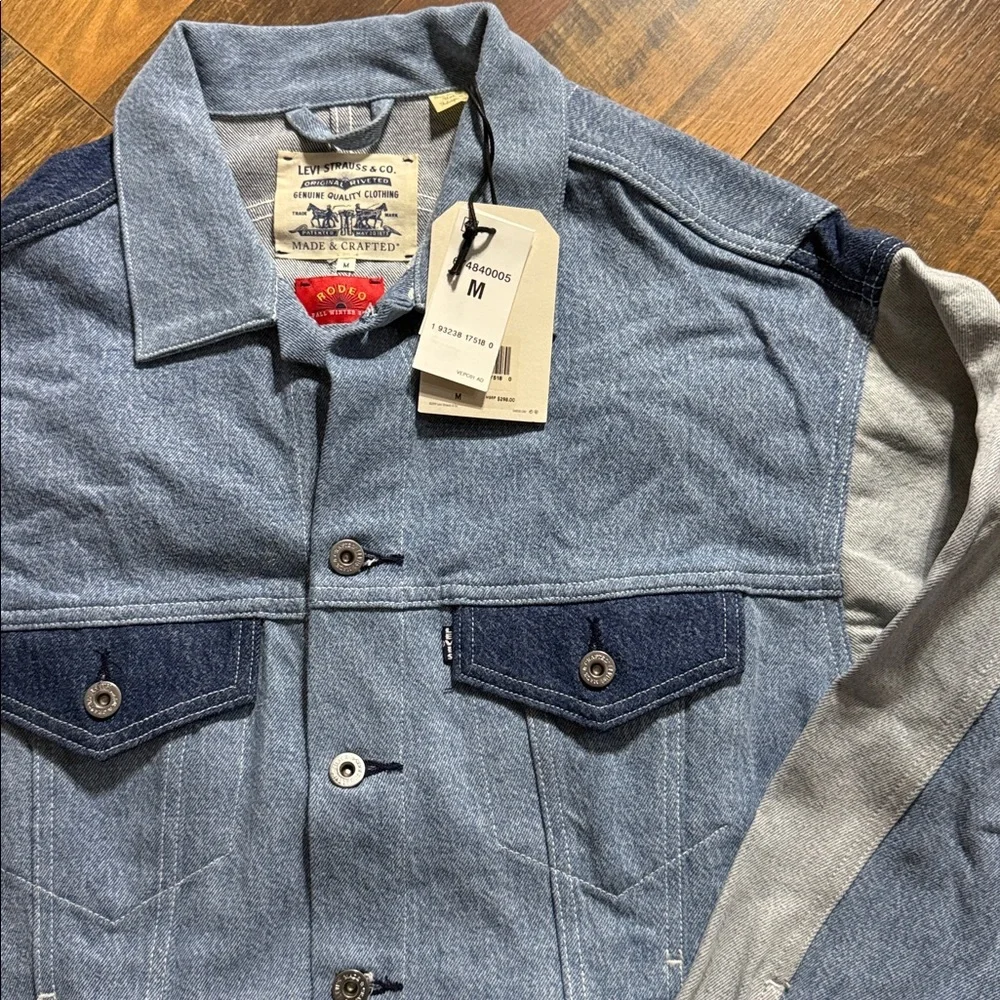 Levi's Made & Crafted Patchwork "Rodeo" Type III Trucker Jacket NWT - Picture 3 of 12
